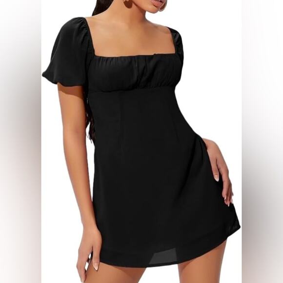 NWT $138 REVOLVE RUMORED Napa Valley MINI DRESS black S - Picture 2 of 16